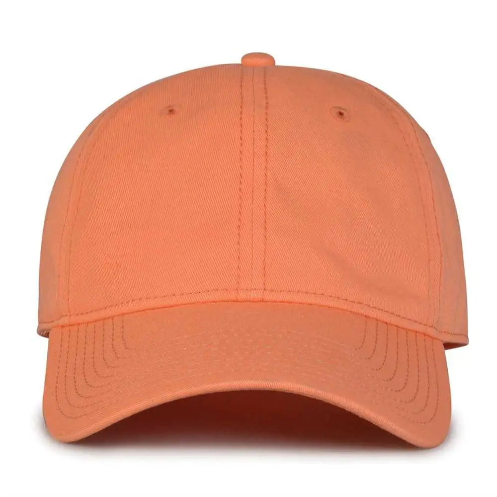 The Game Gb210 Classic Relaxed Garment Washed Twill Cap - Coral