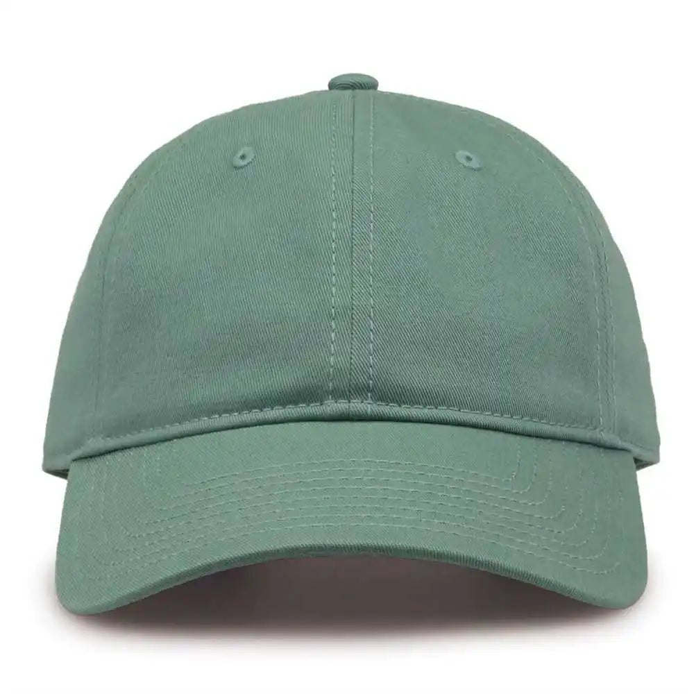The Game Gb210 Classic Relaxed Garment Washed Twill Cap - Greenstone - Green / 6 7/8’’ - 7 5/8’’