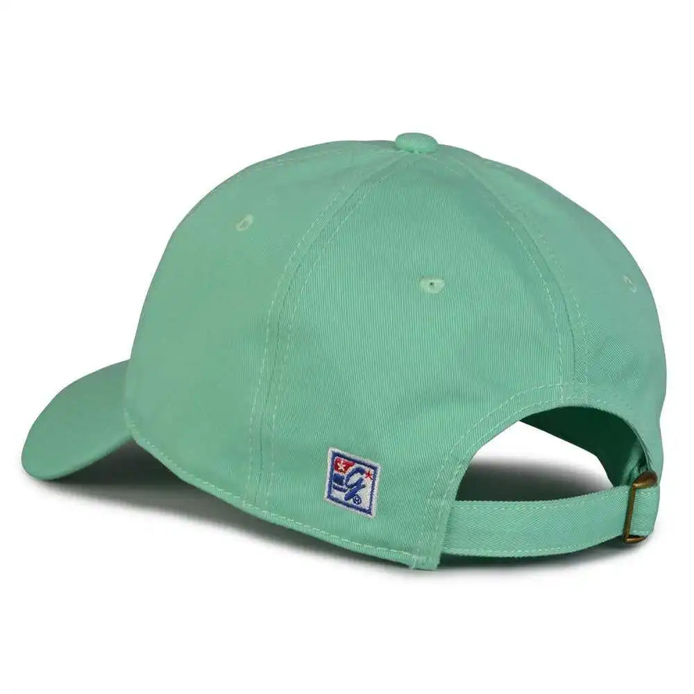 The Game Gb210 Classic Relaxed Garment Washed Twill Cap - Gumdrop - Teal / 6 7/8’’ - 7 5/8’’