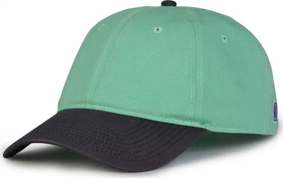 The Game Gb210 Classic Relaxed Garment Washed Twill Cap - Gumdrop Navy - Teal / 6 7/8’’ - 7 5/8’’