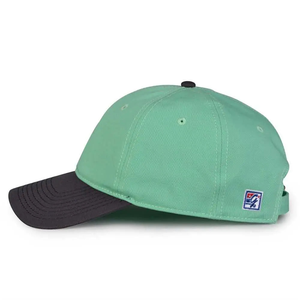 The Game Gb210 Classic Relaxed Garment Washed Twill Cap - Gumdrop Navy - Teal / 6 7/8’’ - 7 5/8’’