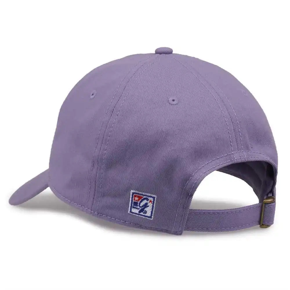 The Game Gb210 Classic Relaxed Garment Washed Twill Cap Heather Purple Dusk / 6 7/8’’ 7 5/8’’
