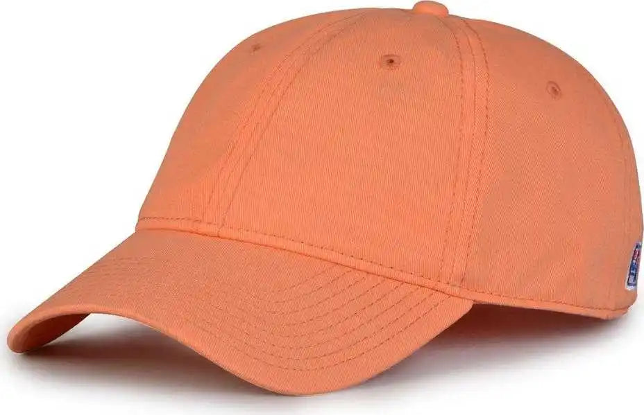 The Game Gb210 Classic Relaxed Garment Washed Twill Cap - Hot Coral - 8 7/8’’ - 7 5/8’’