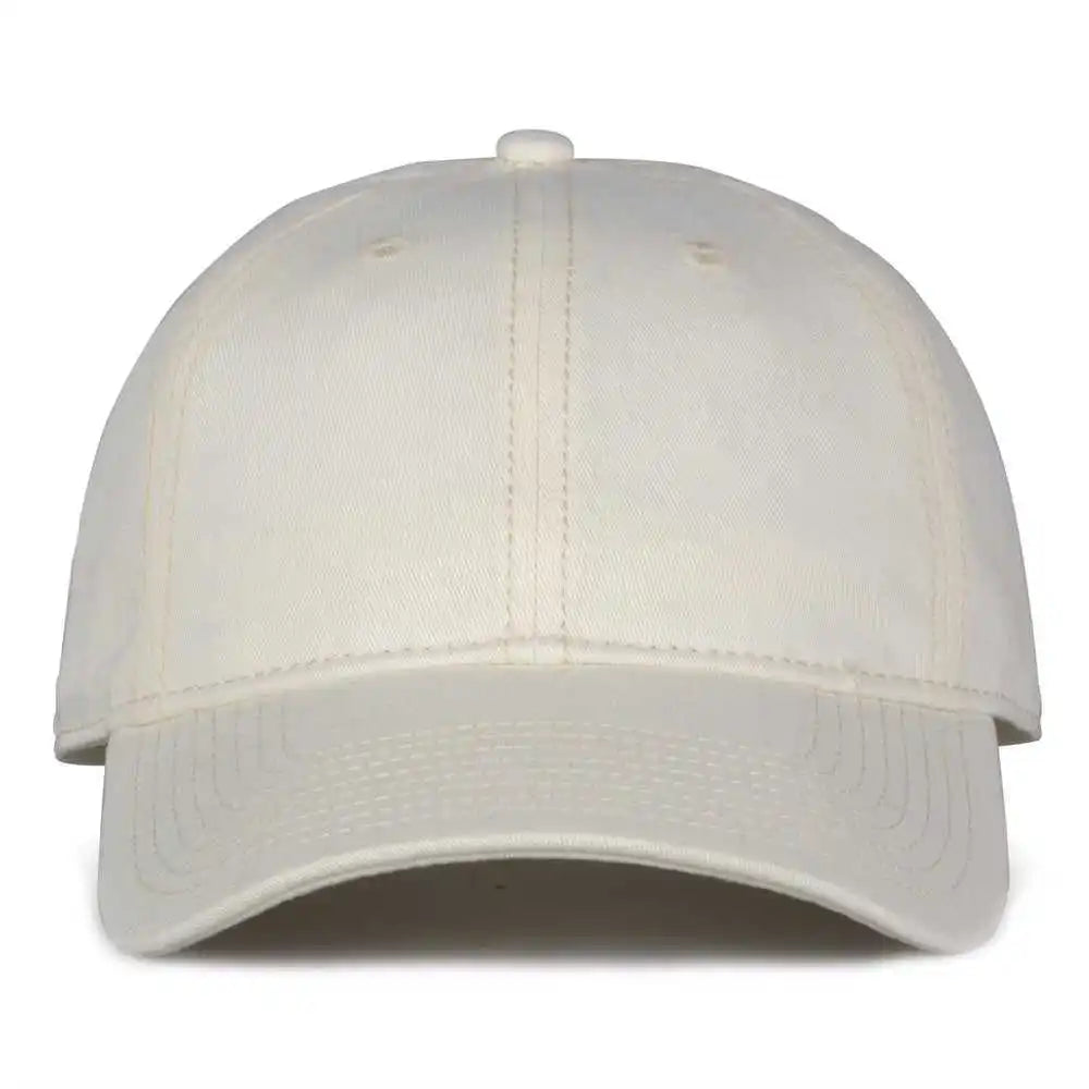 The Game Gb210 Classic Relaxed Garment Washed Twill Cap - Ivory - 6 7/8’’ - 7 5/8’’