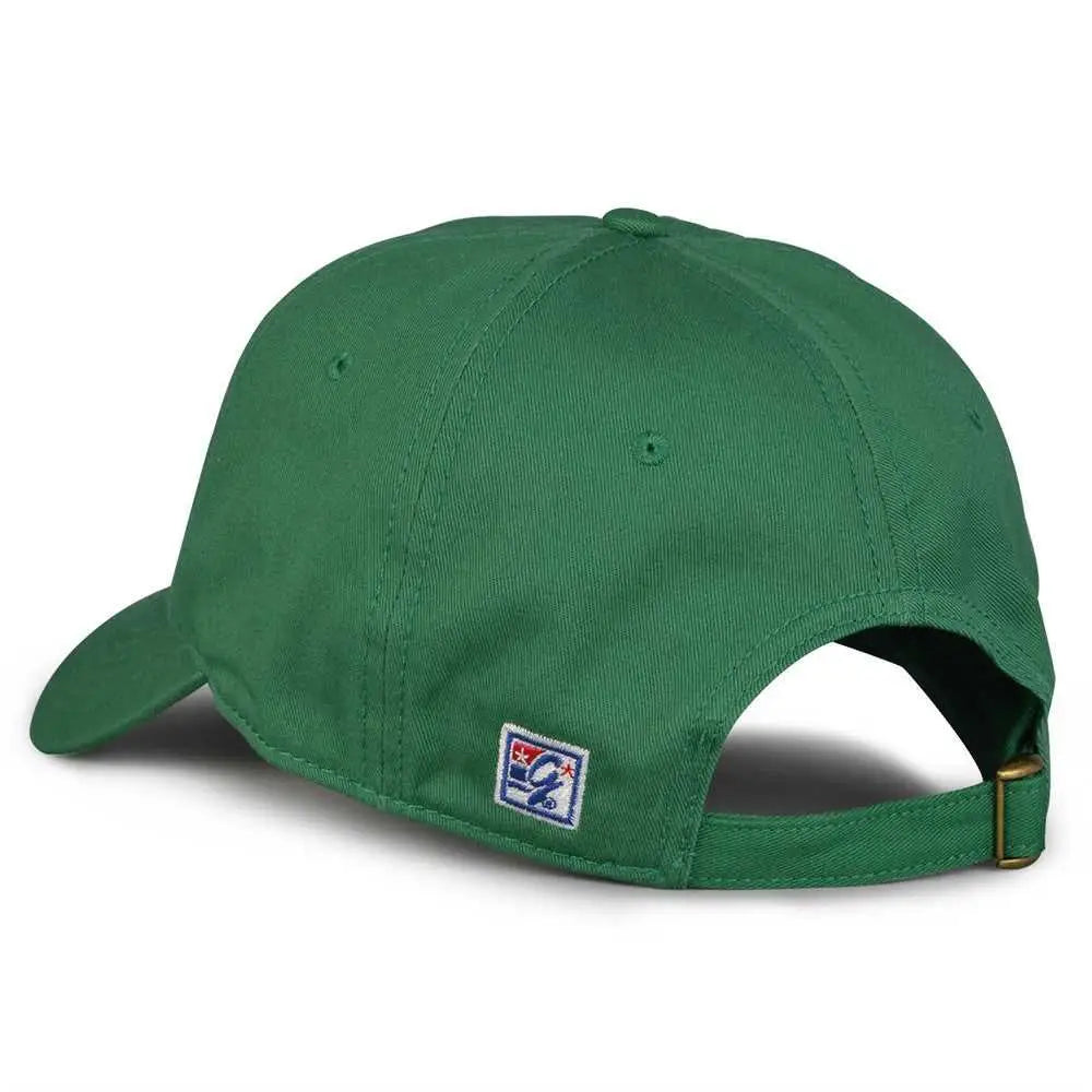 The Game Gb210 Classic Relaxed Garment Washed Twill Cap - Kelly