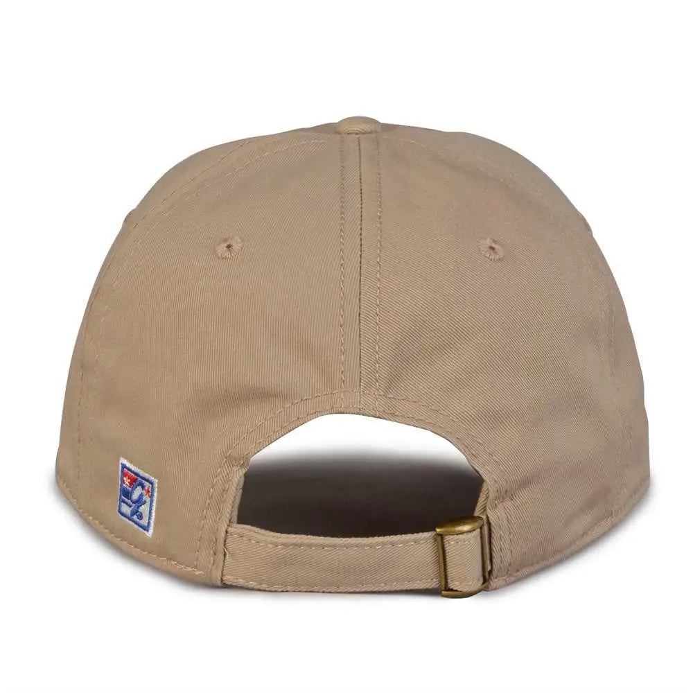 The Game Gb210 Classic Relaxed Garment Washed Twill Cap - Khaki