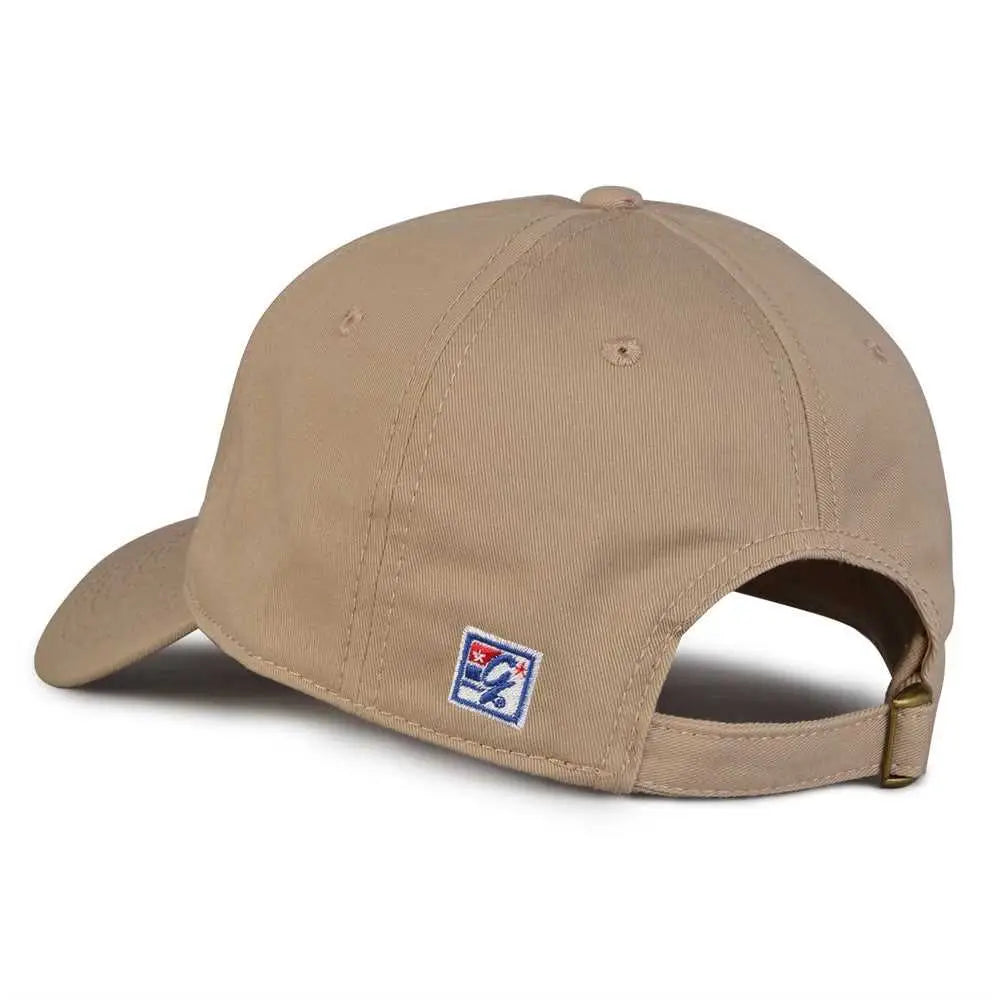 The Game Gb210 Classic Relaxed Garment Washed Twill Cap - Khaki