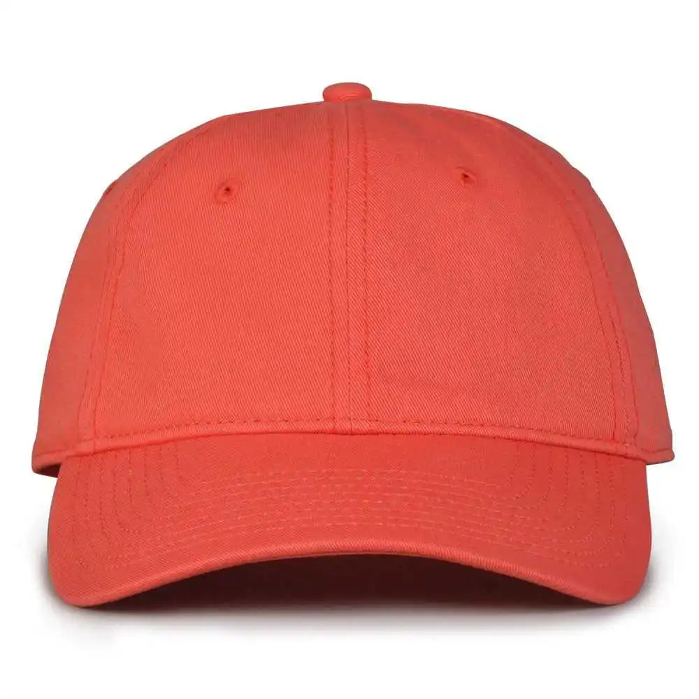 The Game Gb210 Classic Relaxed Garment Washed Twill Cap - Nantucket Red - 6 7/8’’ - 7 5/8’’