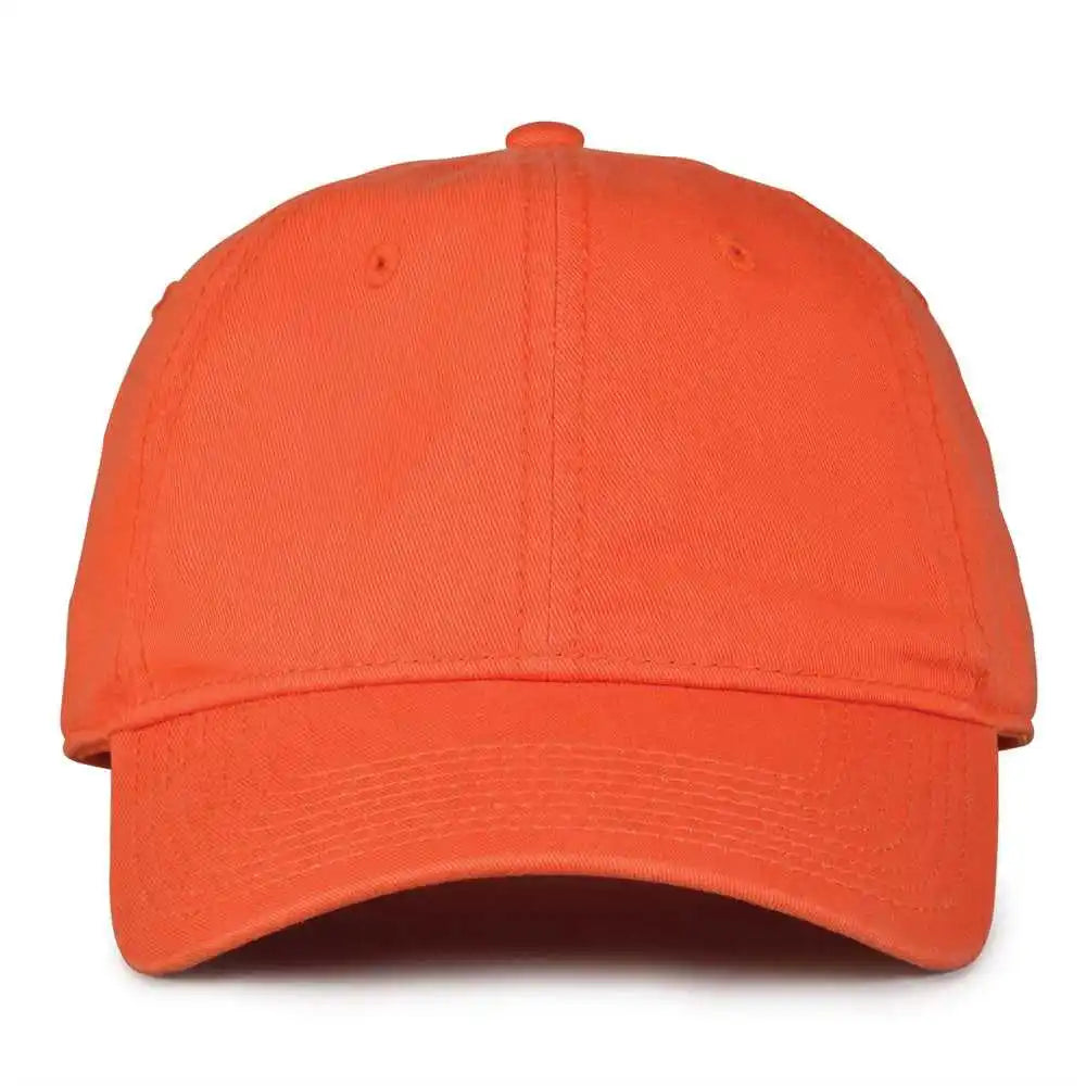 The Game Gb210 Classic Relaxed Garment Washed Twill Cap - Orange - 6 7/8’’ - 7 5/8’’