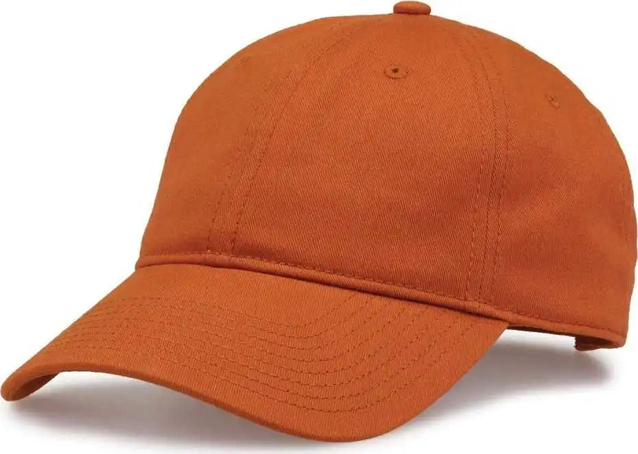 The Game Gb210 Classic Relaxed Garment Washed Twill Cap - Orange Tea - Burnt / 6 7/8’’ - 7 5/8’’