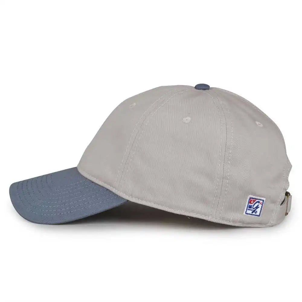 The Game Gb210 Classic Relaxed Garment Washed Twill Cap Pelican Marine Gray Navy / 6 7/8’’ 7 5/8’’