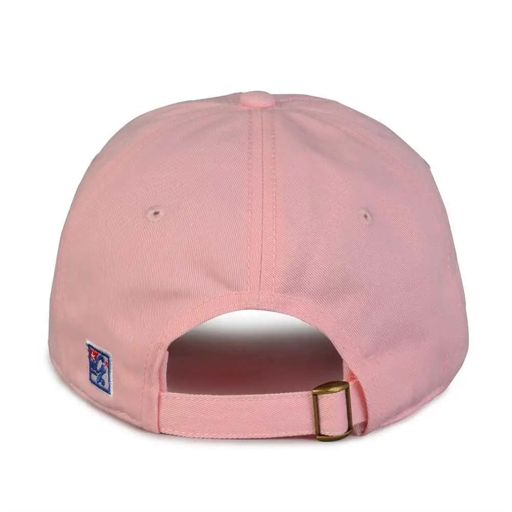 The Game Gb210 Classic Relaxed Garment Washed Twill Cap - Pink