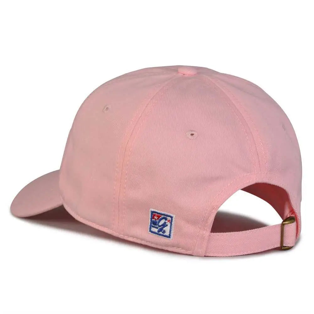 The Game Gb210 Classic Relaxed Garment Washed Twill Cap - Pink