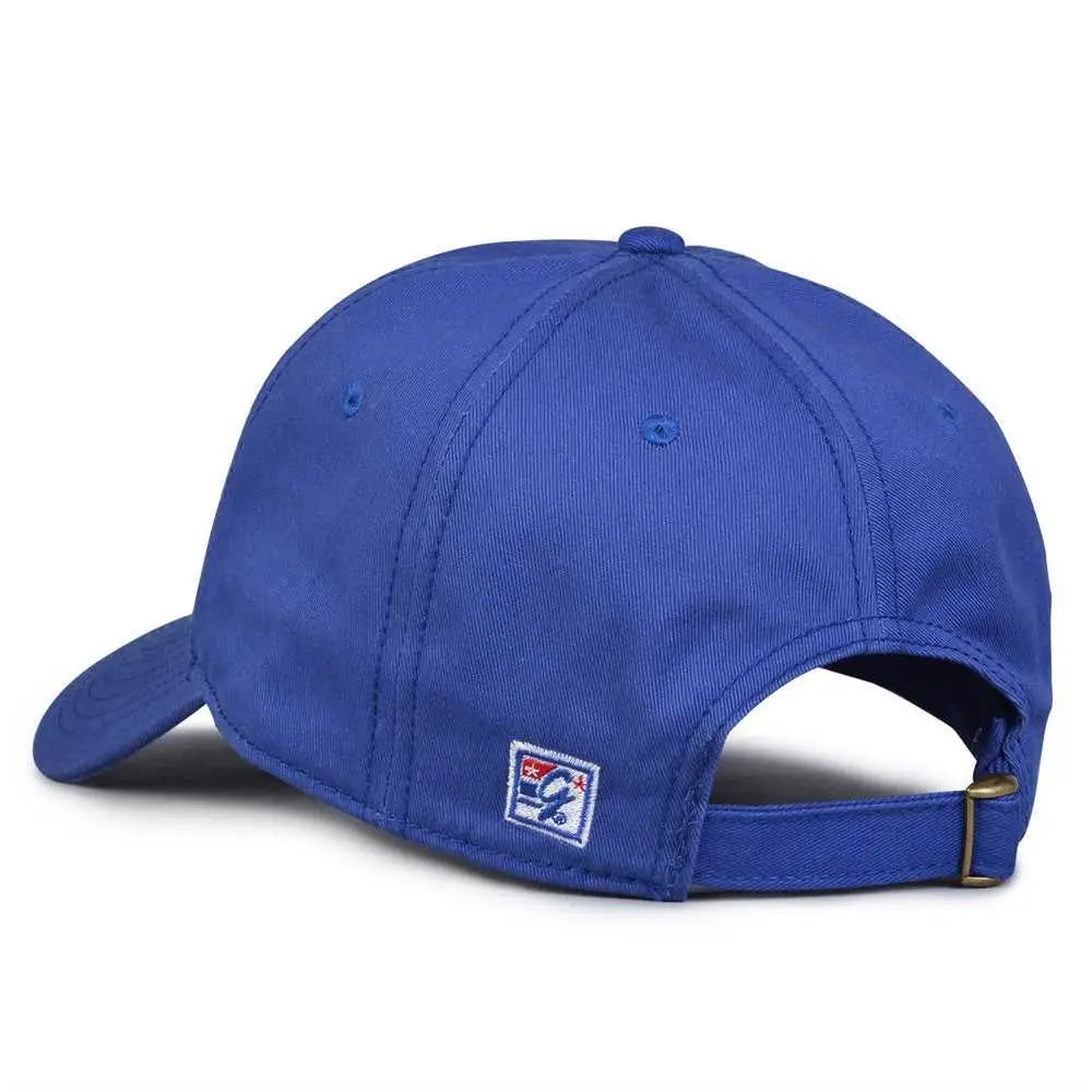 The Game Gb210 Classic Relaxed Garment Washed Twill Cap - Royal