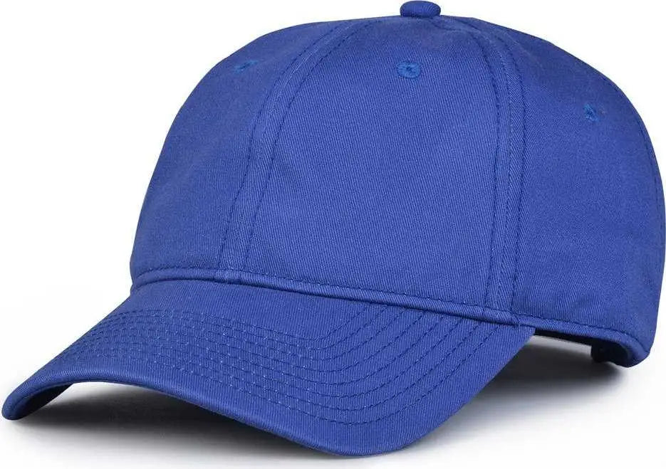 The Game Gb210 Classic Relaxed Garment Washed Twill Cap - Royal