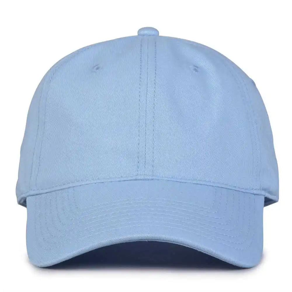 The Game Gb210 Classic Relaxed Garment Washed Twill Cap - Snow Cone - Columbia Blue / 6 7/8’’ - 7 5/8’’