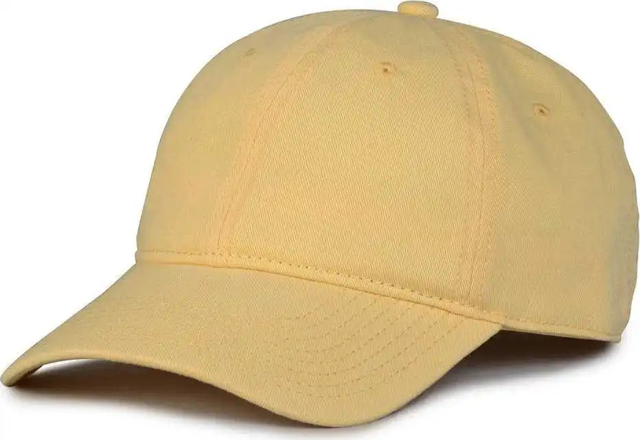 The Game Gb210 Classic Relaxed Garment Washed Twill Cap - Sun Ray - Yellow / 6 7/8’’ - 7 5/8’’