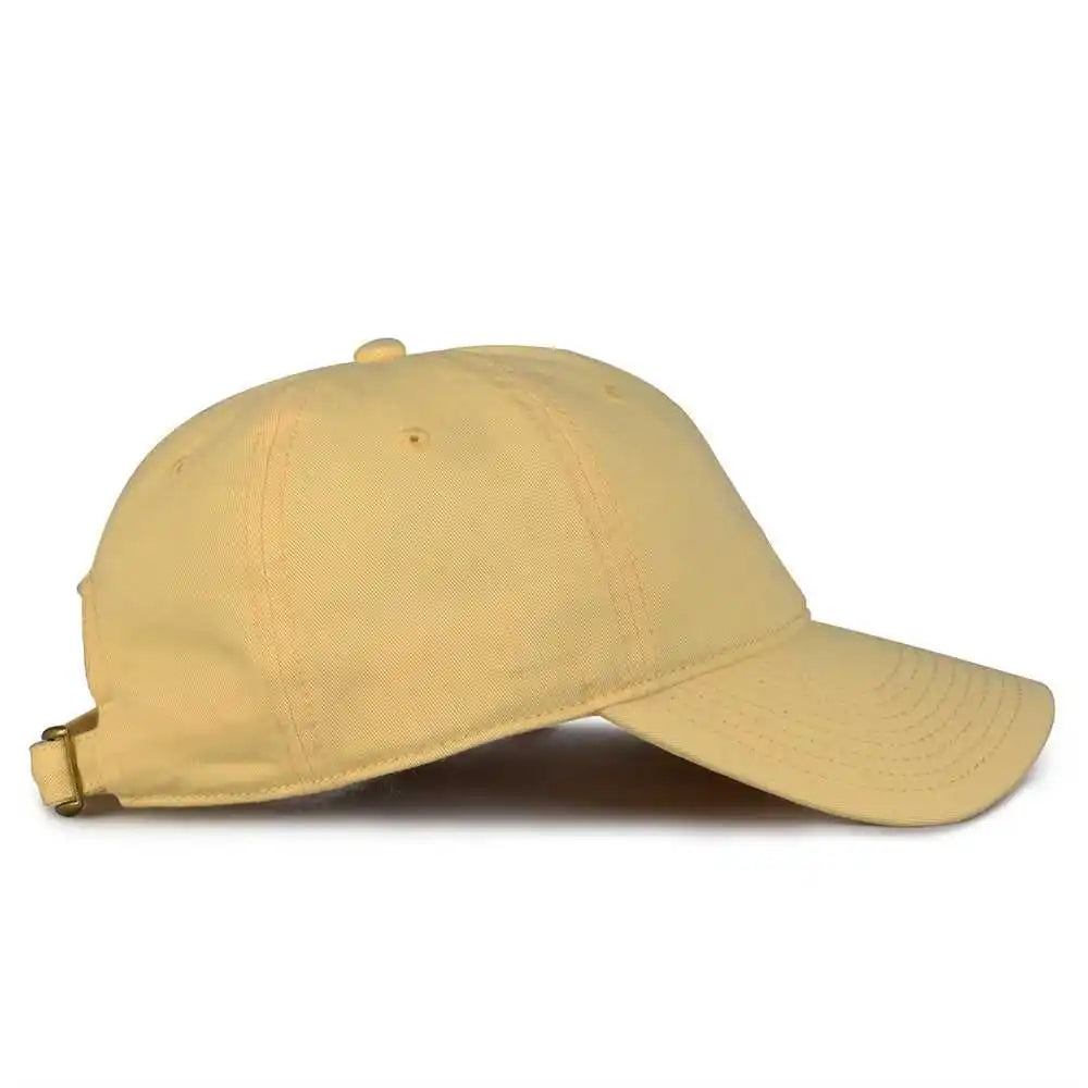 The Game Gb210 Classic Relaxed Garment Washed Twill Cap - Sun Ray - Yellow / 6 7/8’’ - 7 5/8’’