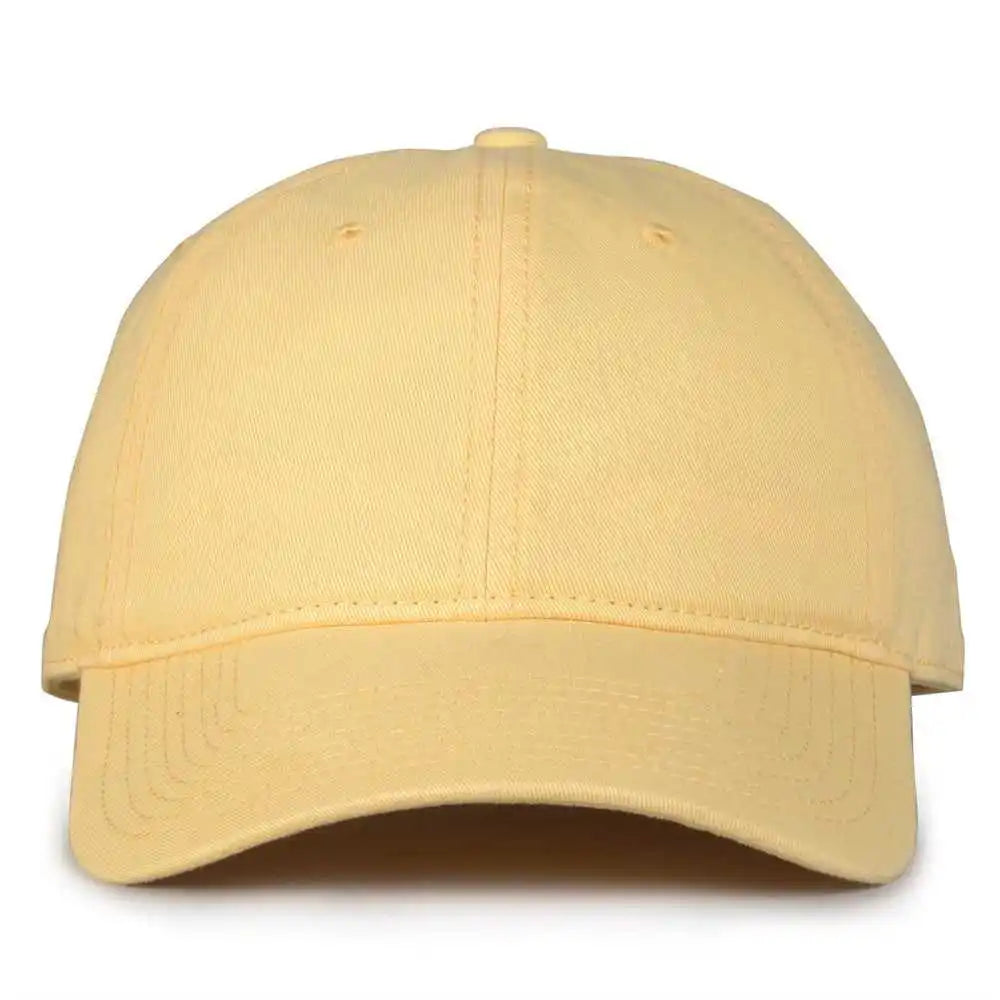 The Game Gb210 Classic Relaxed Garment Washed Twill Cap - Sun Ray - Yellow / 6 7/8’’ - 7 5/8’’