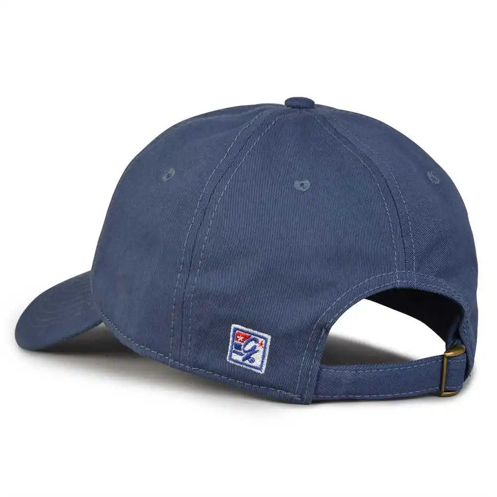 The Game Gb210 Classic Relaxed Garment Washed Twill Cap - Vintage Blue - 6 7/8’’ - 7 5/8’’