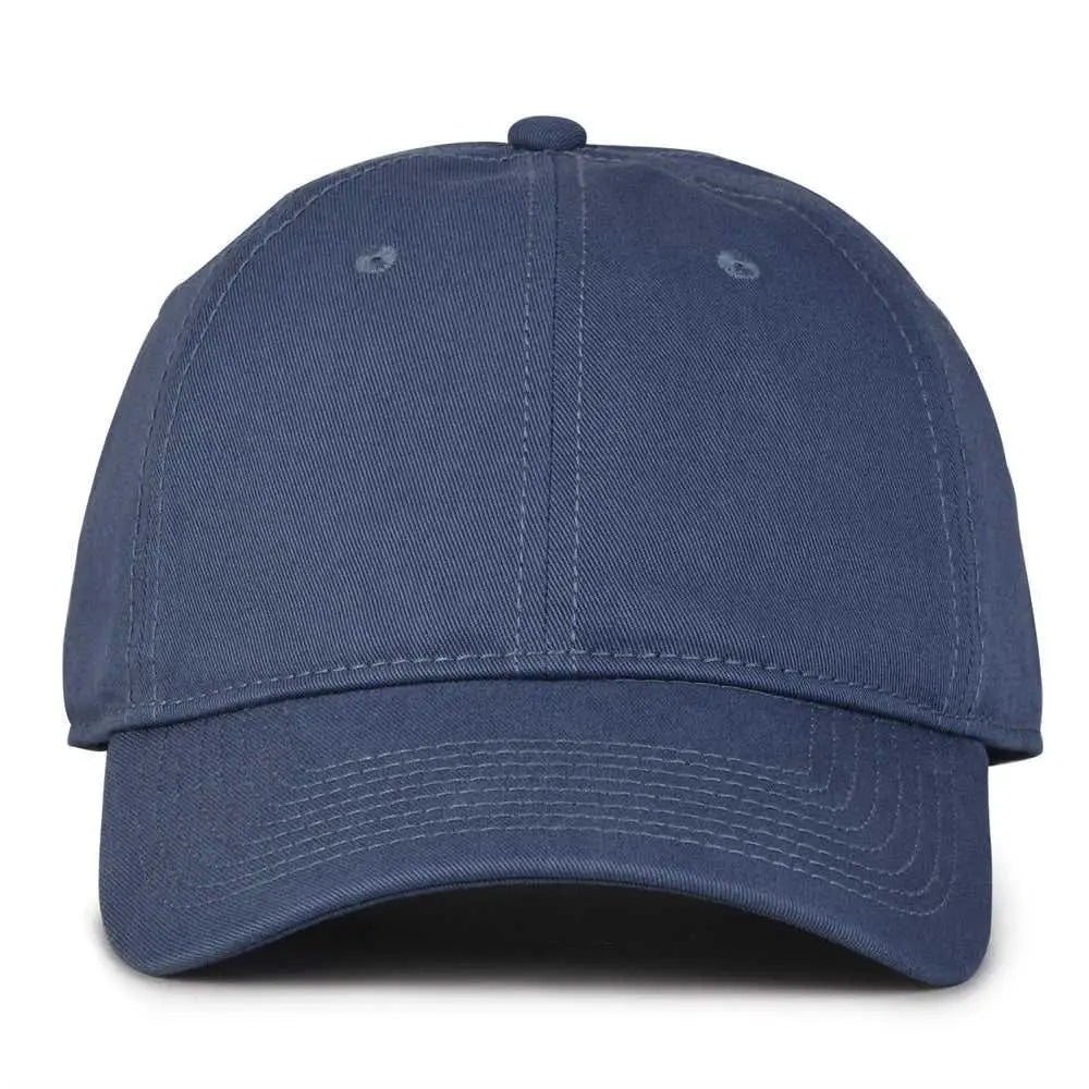 The Game Gb210 Classic Relaxed Garment Washed Twill Cap - Vintage Blue - 6 7/8’’ - 7 5/8’’