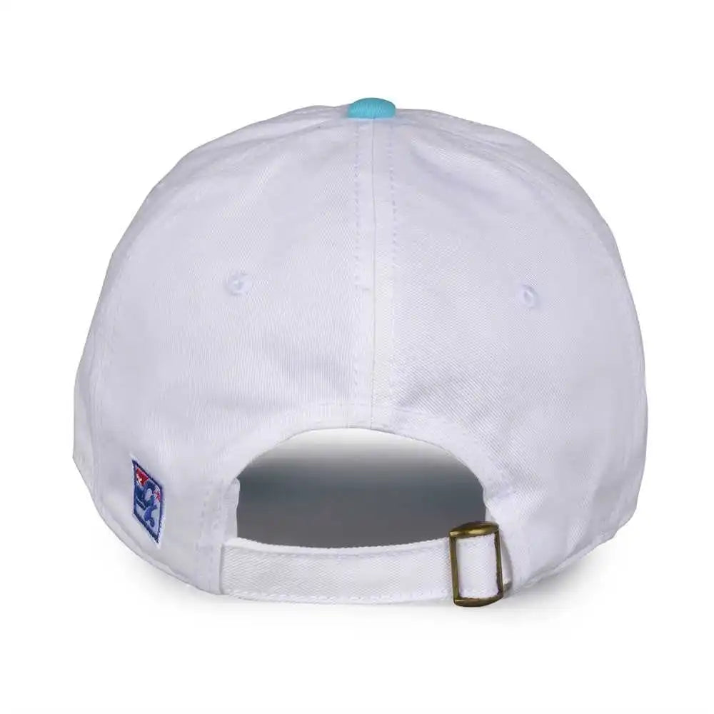 The Game Gb210 Classic Relaxed Garment Washed Twill Cap - White Blutaffy - Columbia Blue / 6 7/8’’ - 7 5/8’’