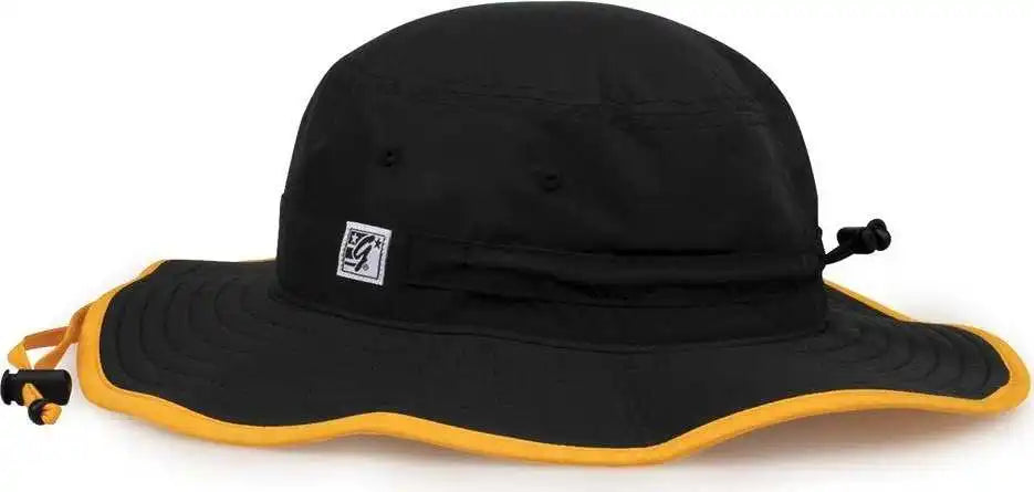 The Game Gb400 Ultralight Boonie - Black Athletic Gold - 6 5/8’’ - 7