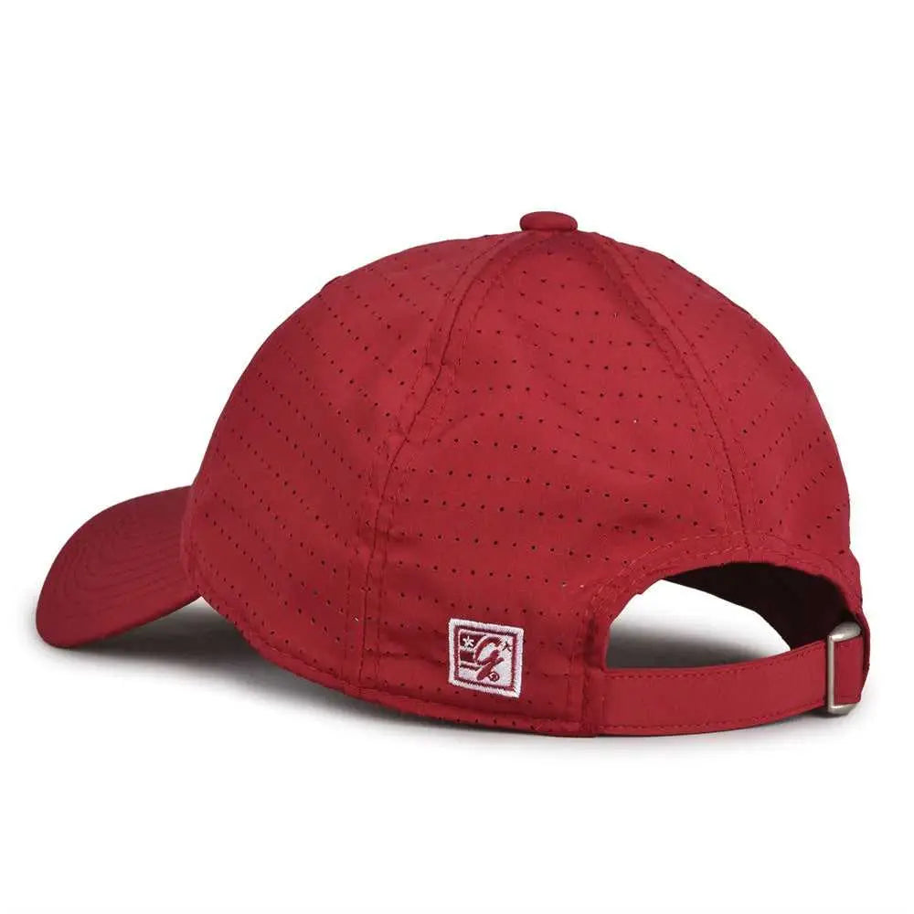 The Game Gb424 Perforated Gamechanger Cap - Cardinal - 6 7/8’’ - 7 5/8’’