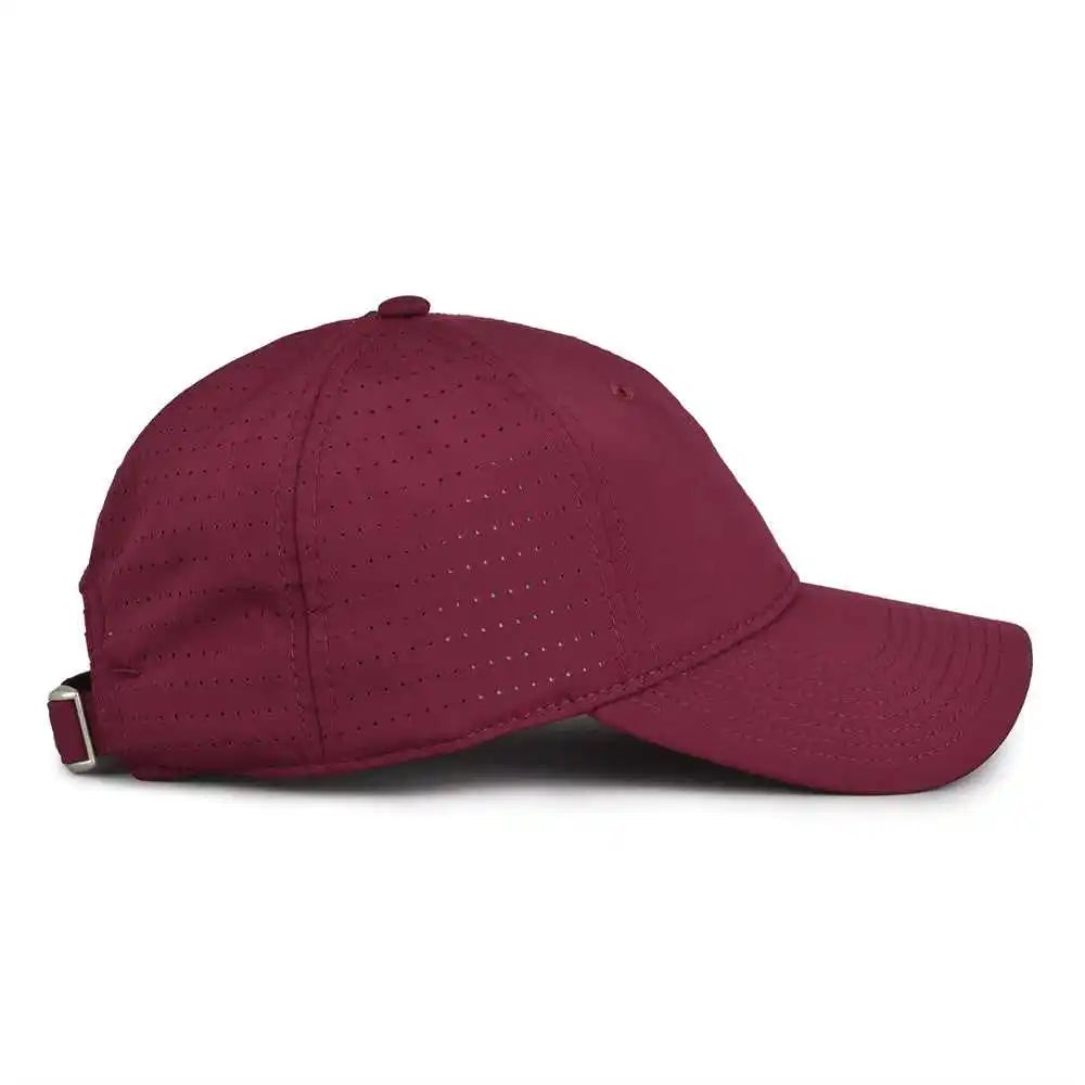 The Game Gb424 Perforated Gamechanger Cap Dark Maroon / 6 7/8’’ 7 5/8’’