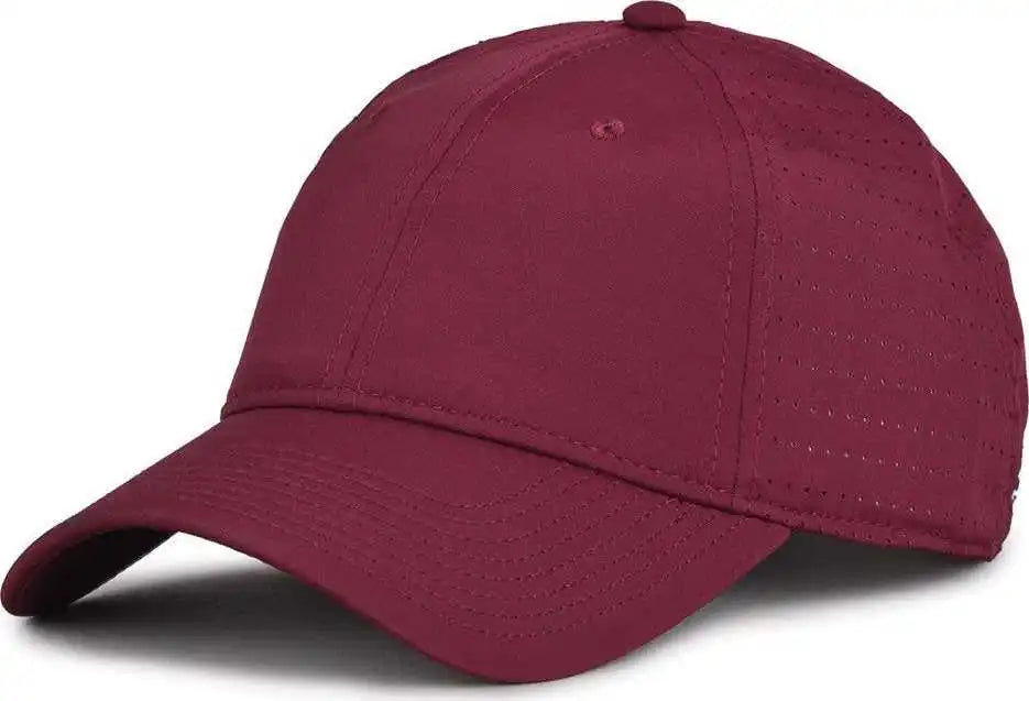 The Game Gb424 Perforated Gamechanger Cap Dark Maroon / 6 7/8’’ 7 5/8’’