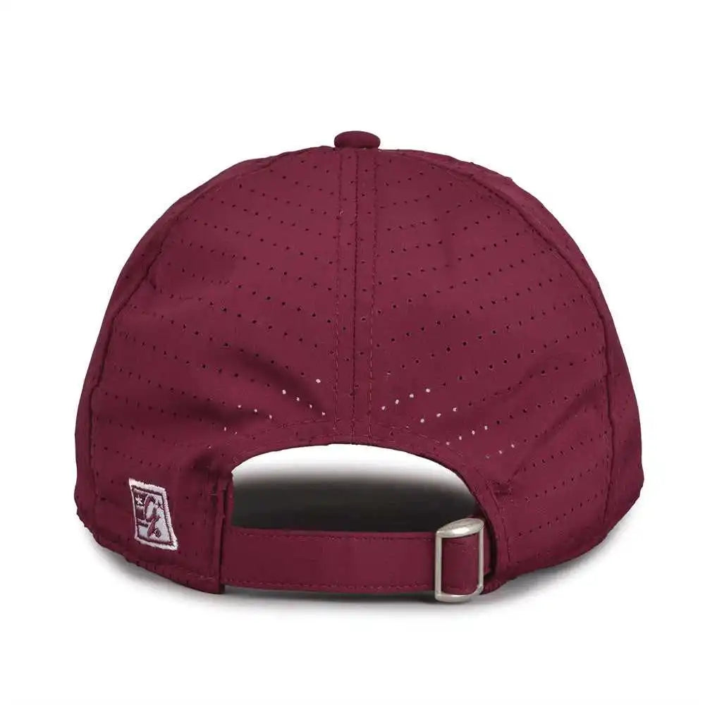 The Game Gb424 Perforated Gamechanger Cap Dark Maroon / 6 7/8’’ 7 5/8’’