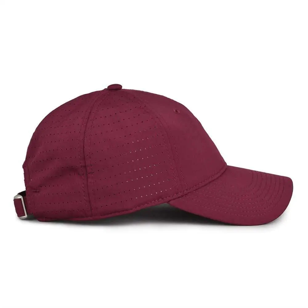 The Game Gb424 Perforated Gamechanger Cap - Dark Maroon
