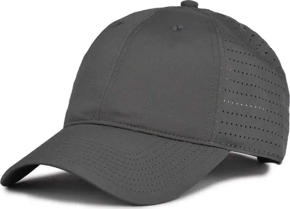 The Game Gb424 Perforated Gamechanger Cap - Graphite - Dark Gray / 6 7/8’’ - 7 5/8’’