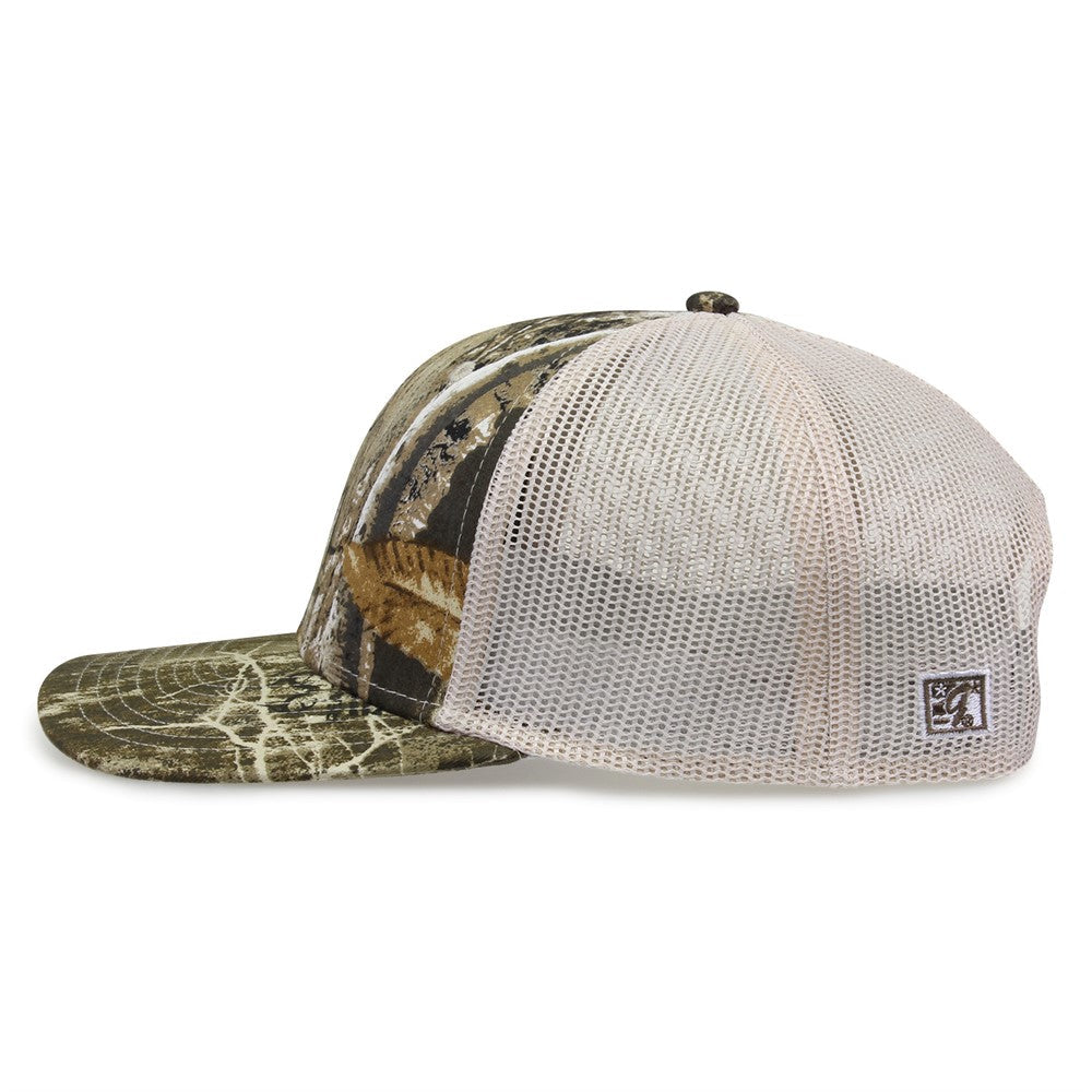 The Game Gb452c Camo Everyday Trucker Cap - Realtree Edge