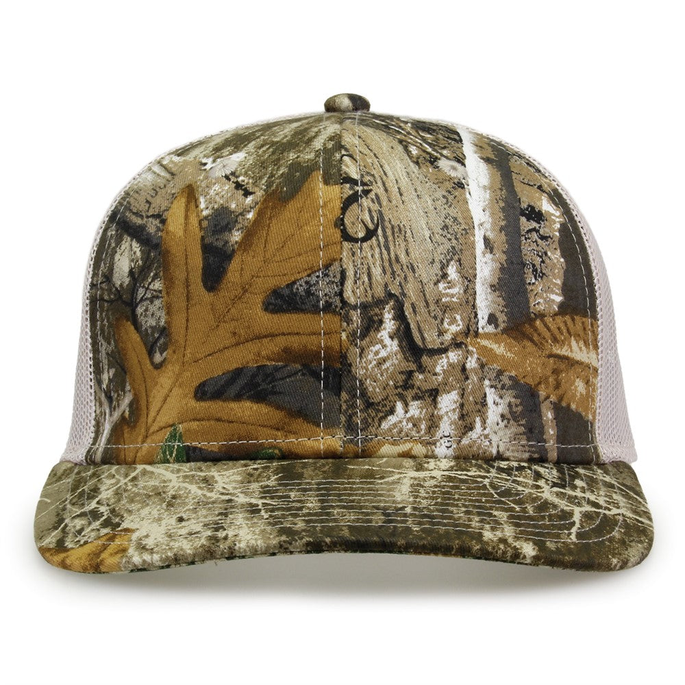 The Game Gb452c Camo Everyday Trucker Cap - Realtree Edge