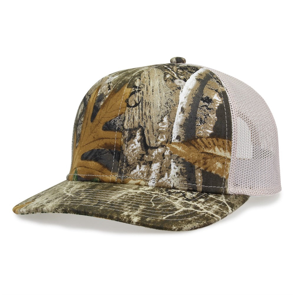 The Game Gb452c Camo Everyday Trucker Cap - Realtree Edge
