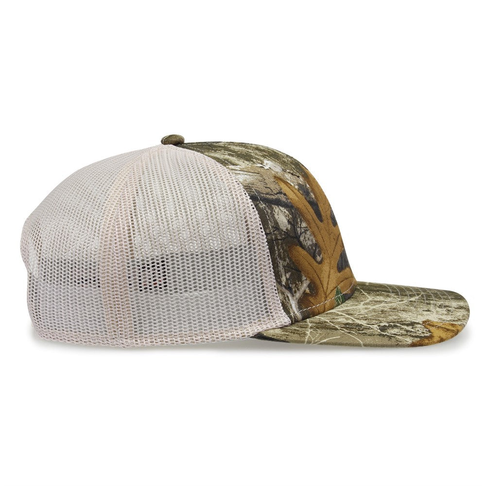 The Game Gb452c Camo Everyday Trucker Cap - Realtree Edge