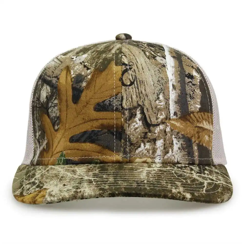 The Game Gb452c Camo Everyday Trucker Cap Realtree Edge / one Size Fits Most