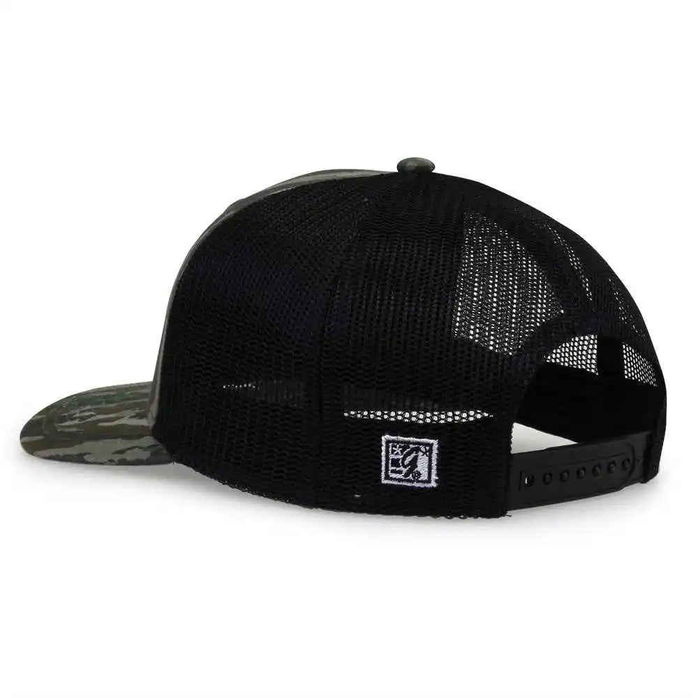 The Game Gb452c Camo Everyday Trucker Cap Realtree Original / one Size Fits Most