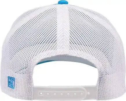 The Game Gb452e Everyday Trucker Cap - Aqua Blue/ White - 6 7/8’’ - 7 5/8’’