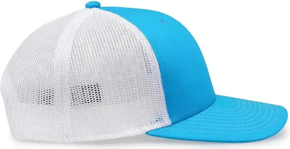 The Game Gb452e Everyday Trucker Cap - Aqua White - 6 7/8’’ - 7 5/8’’