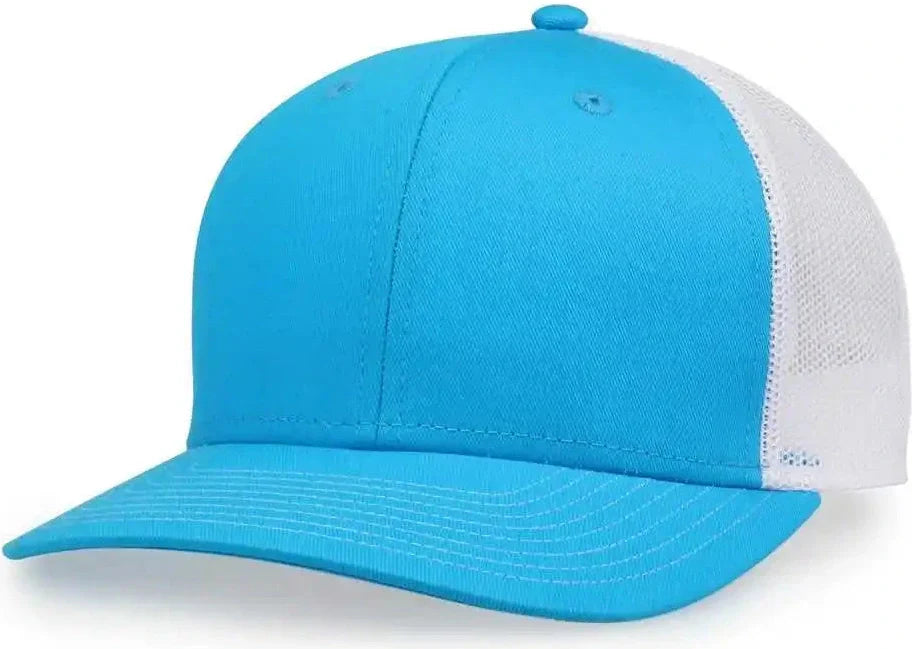 The Game Gb452e Everyday Trucker Cap - Aqua White - 6 7/8’’ - 7 5/8’’