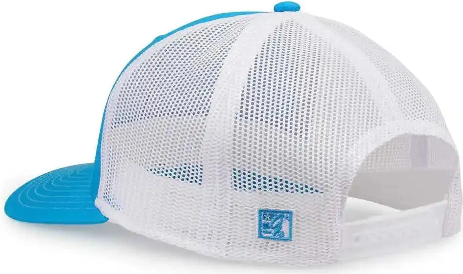The Game Gb452e Everyday Trucker Cap - Aqua White - 6 7/8’’ - 7 5/8’’