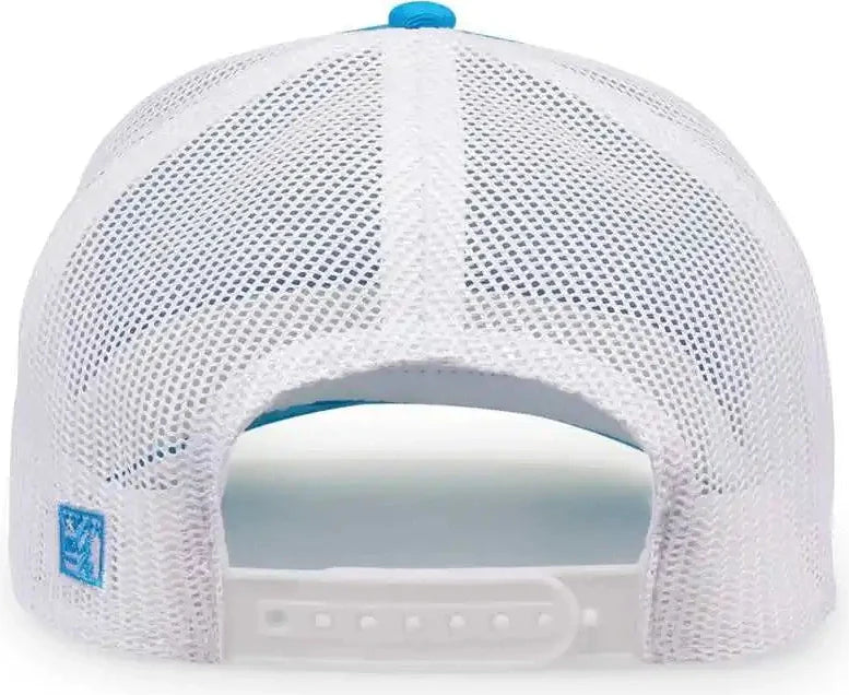 The Game Gb452e Everyday Trucker Cap - Aqua White - 6 7/8’’ - 7 5/8’’
