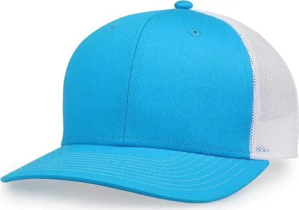 The Game Gb452e Everyday Trucker Cap - Aqua White
