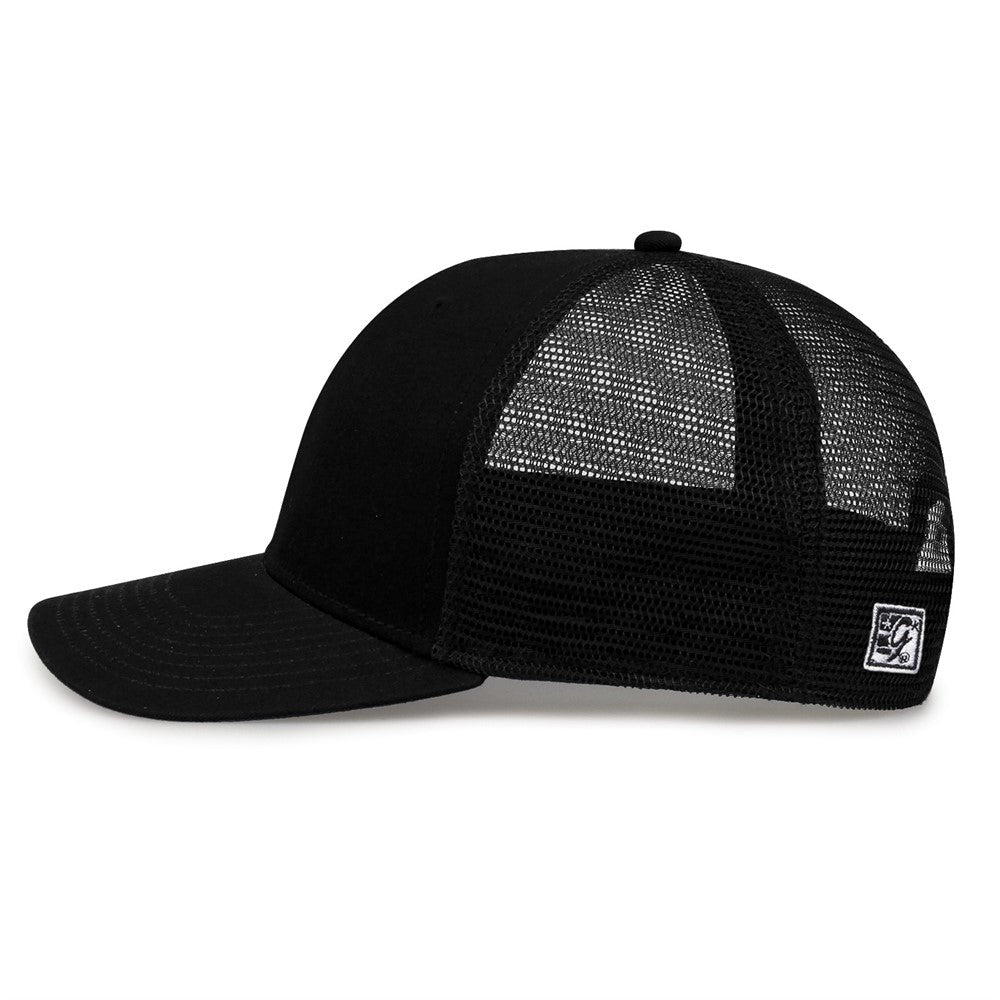 The Game Gb452e Everyday Trucker Cap - Black