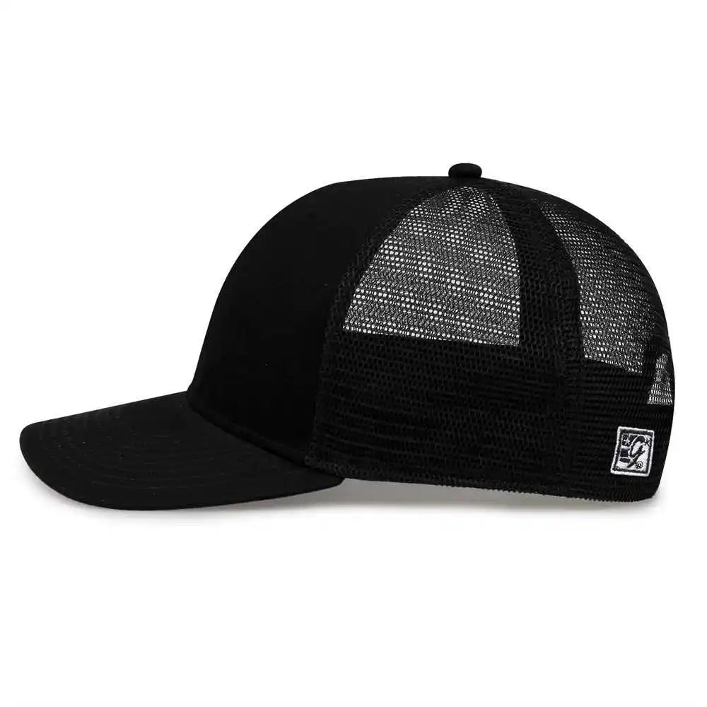 The Game Gb452e Everyday Trucker Cap Black / 6 7/8’’ 7 5/8’’