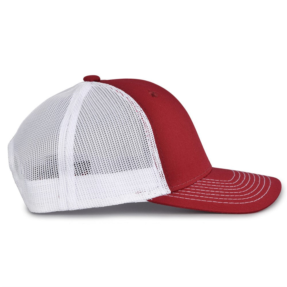 The Game Gb452e Everyday Trucker Cap - Cardinal
