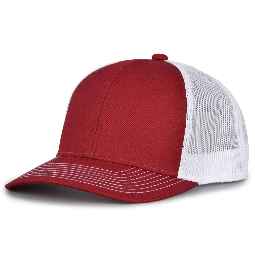 The Game Gb452e Everyday Trucker Cap - Cardinal