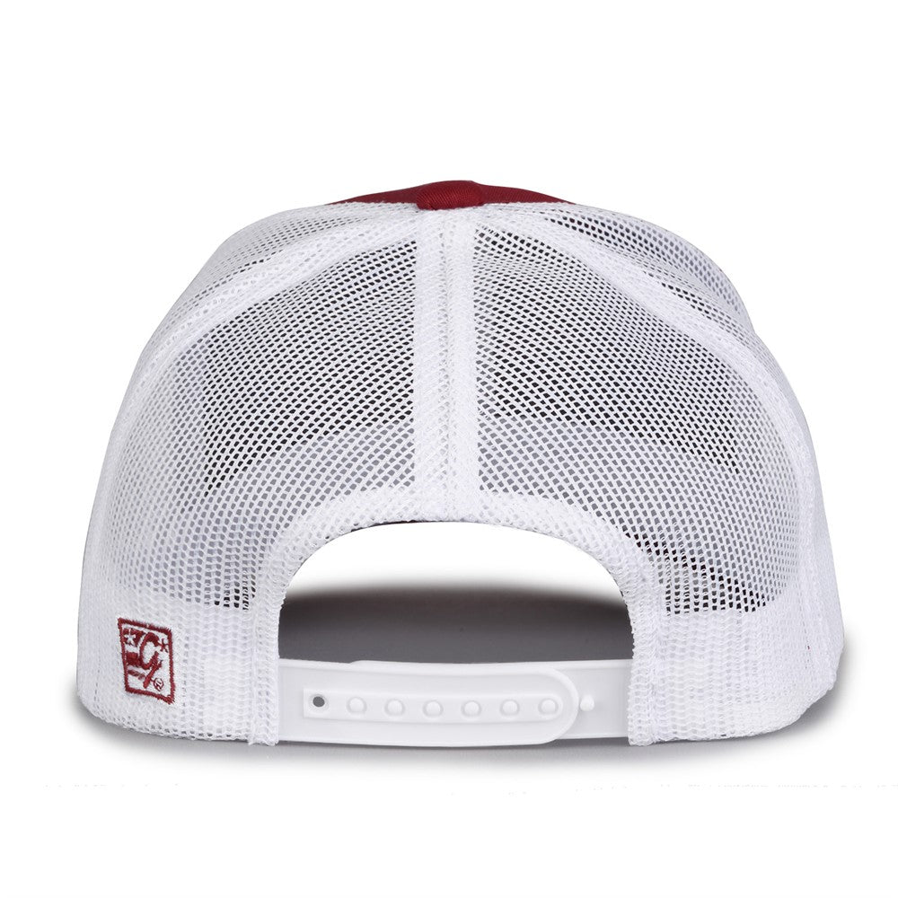 The Game Gb452e Everyday Trucker Cap - Cardinal